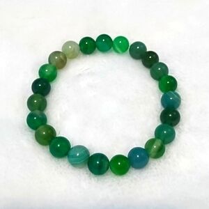 Handmade - Dyed Agate Gemstone Bracelet